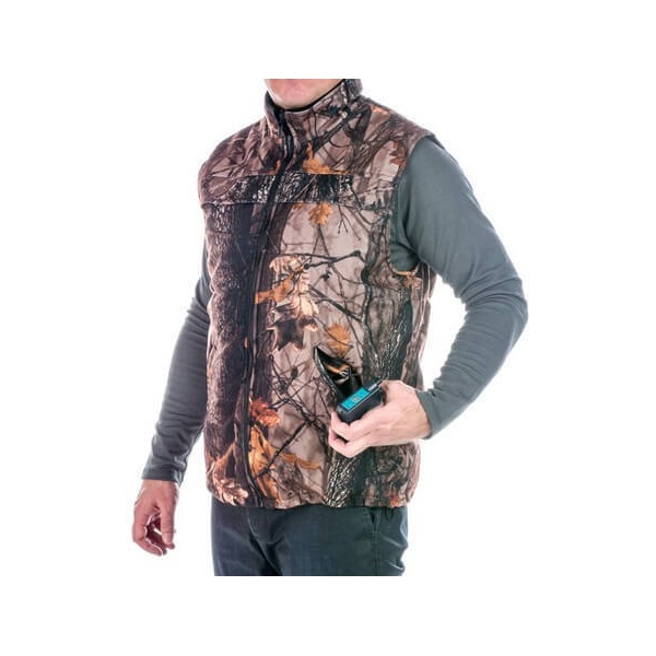 Охотничий жилет с подогревом RedLaika RL-H-02 лес, 8-30 часов (6000 mAh)