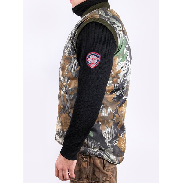 Охотничий жилет с подогревом RedLaika RL-H-05 дубок, до 8 часов (2600 mAh, с клипсой)