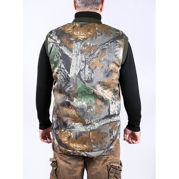 Охотничий жилет с подогревом RedLaika RL-H-05 дубок, до 8 часов (2600 mAh, с клипсой)