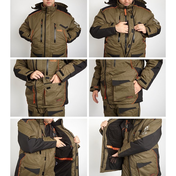 Костюм зимний Norfin Discovery Коричневый