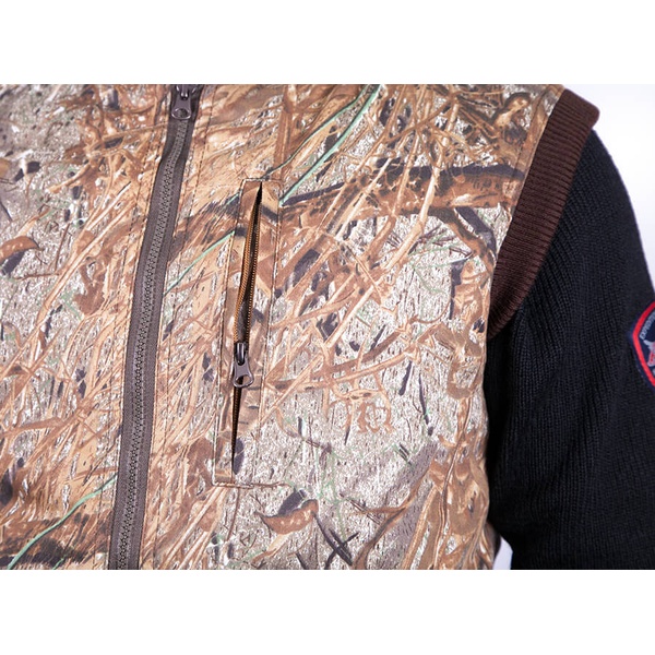 Охотничий жилет с подогревом RedLaika RL-H-06 камыш, 6-22 часа (4400 mAh)