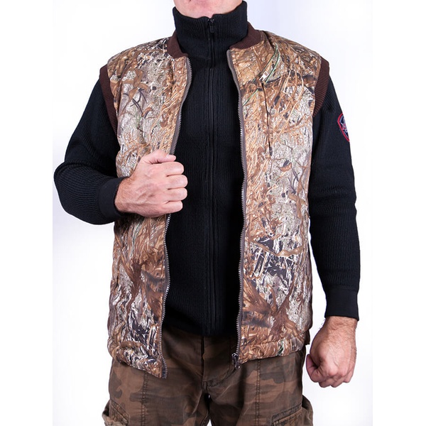 Охотничий жилет с подогревом RedLaika RL-H-06 камыш, 6-22 часа (4400 mAh)