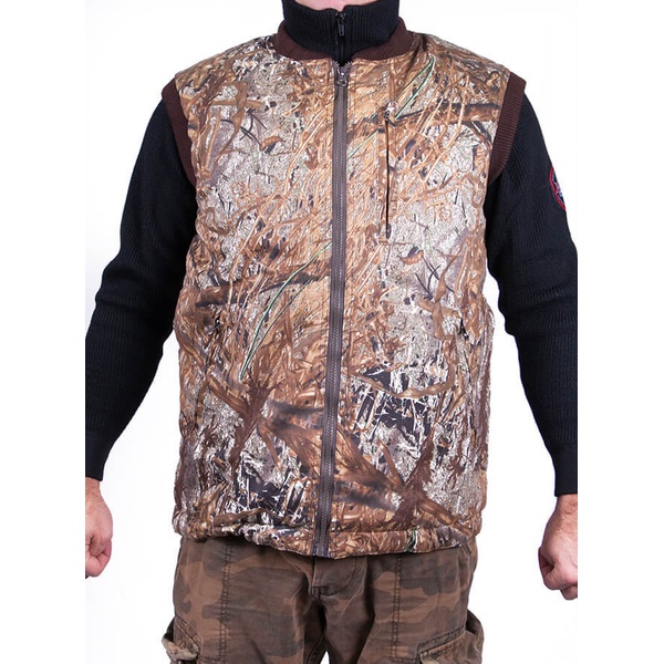 Охотничий жилет с подогревом RedLaika RL-H-06 камыш, 6-22 часа (4400 mAh)