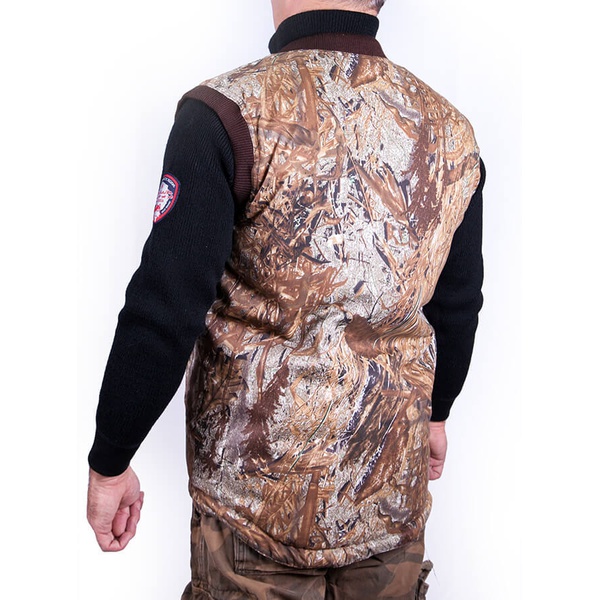 Охотничий жилет с подогревом RedLaika RL-H-06 камыш, 6-22 часа (4400 mAh)