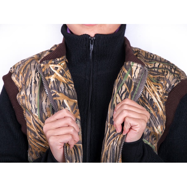 Охотничий жилет с подогревом RedLaika RL-H-07 солома, до 8 часов (2600 mAh, с клипсой)