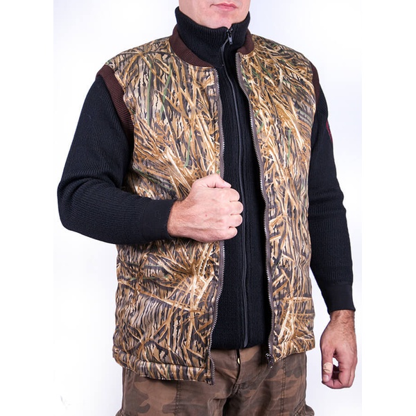 Охотничий жилет с подогревом RedLaika RL-H-07 солома, до 8 часов (2600 mAh, с клипсой)