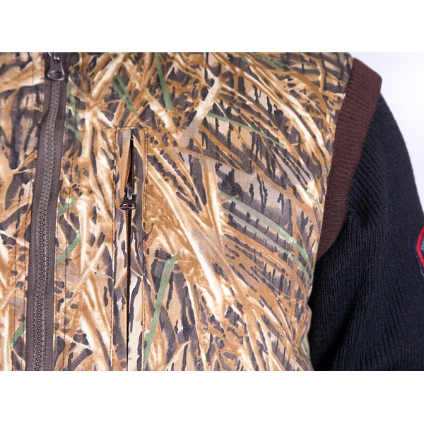 Охотничий жилет с подогревом RedLaika RL-H-07 солома, до 8 часов (2600 mAh, с клипсой)