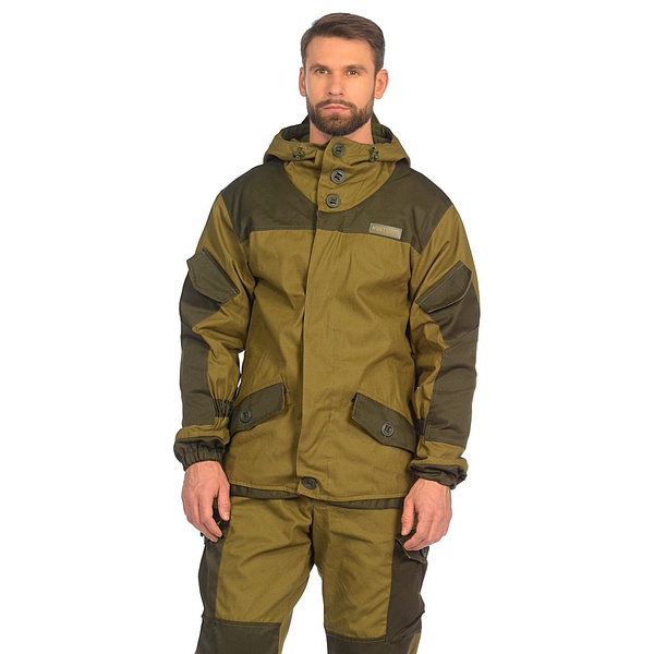 Костюм Huntsman Горка-3, демисезонный хаки, тк. Палатка/Грета