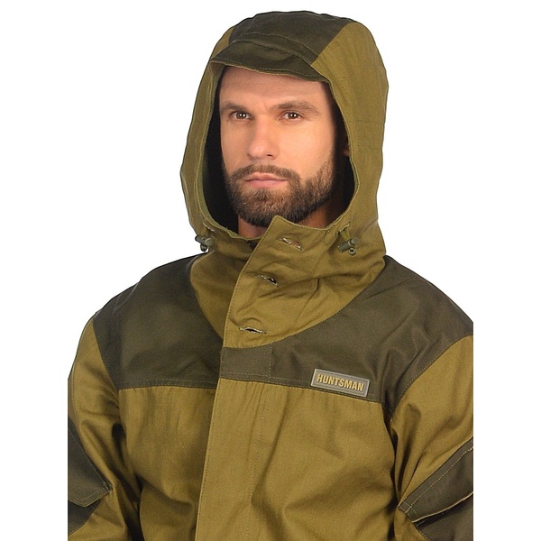Костюм Huntsman Горка-3, демисезонный хаки, тк. Палатка/Грета