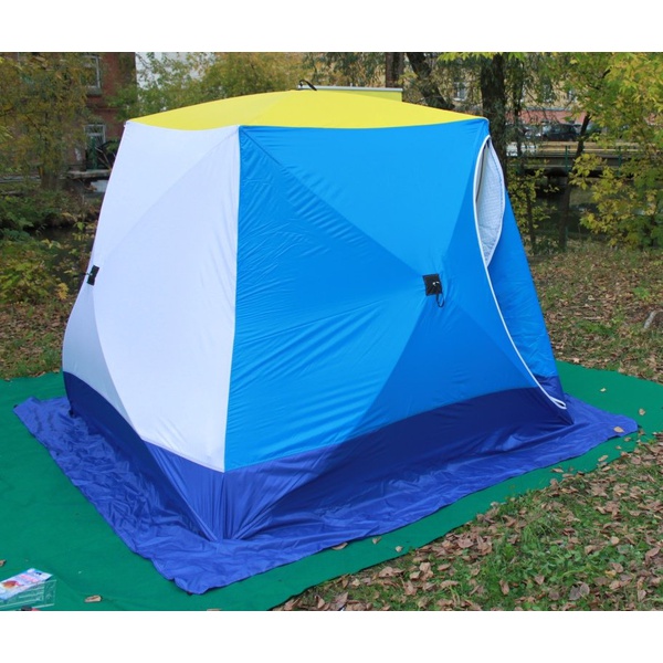 Палатка для зимней рыбалки Стэк Куб-3 трехслойная