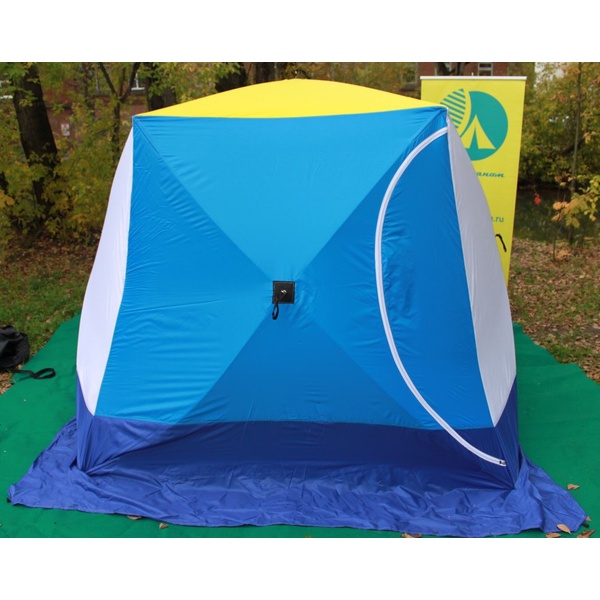 Палатка для зимней рыбалки Стэк Куб-3 трехслойная