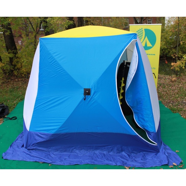 Палатка для зимней рыбалки Стэк Куб-3 трехслойная