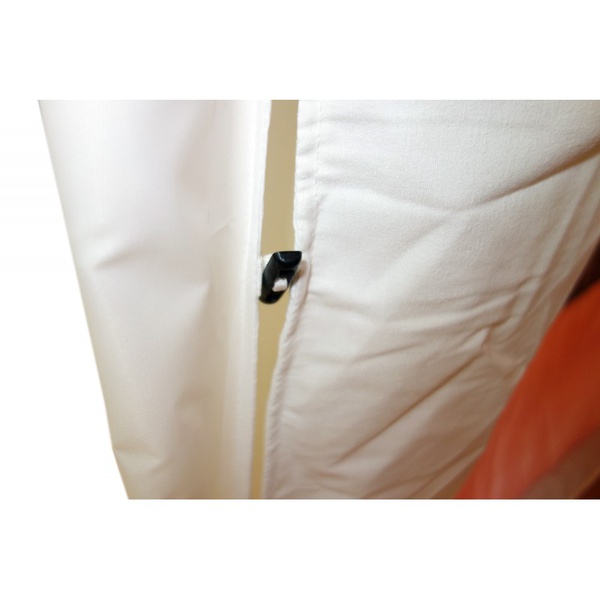 Палатка для зимней рыбалки Пингвин Призма Премиум (2-сл) (каркас В95Т1) бело-оранжевый