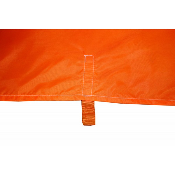 Палатка для зимней рыбалки Пингвин Призма Премиум (2-сл) (каркас В95Т1) бело-оранжевый