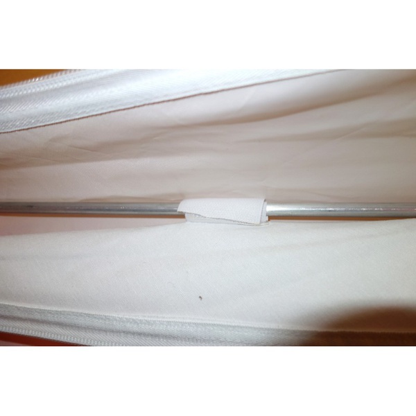 Палатка для зимней рыбалки Пингвин Призма Премиум (2-сл) (каркас В95Т1) бело-оранжевый