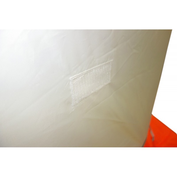 Палатка для зимней рыбалки Пингвин Призма Премиум (2-сл) (каркас В95Т1) бело-оранжевый