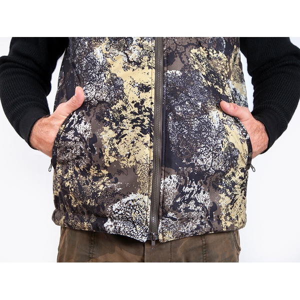 Охотничий жилет с подогревом RedLaika RL-HA-03 жёлтая глина, 2 USB модуля без Power Bank