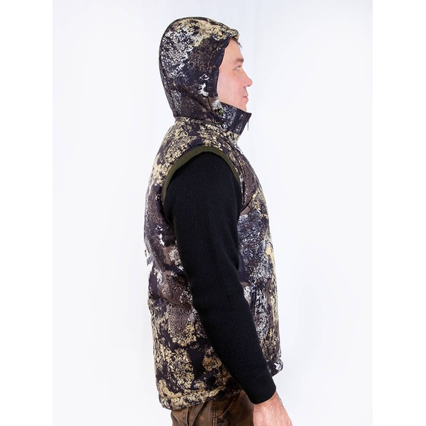 Охотничий жилет с подогревом RedLaika RL-HA-03 жёлтая глина, до 8 часов (2600 mAh, с клипсой)