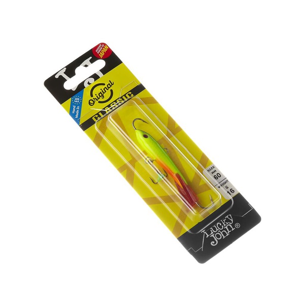 Балансир Lucky John Classic 6 с тройником 60 мм 26RT