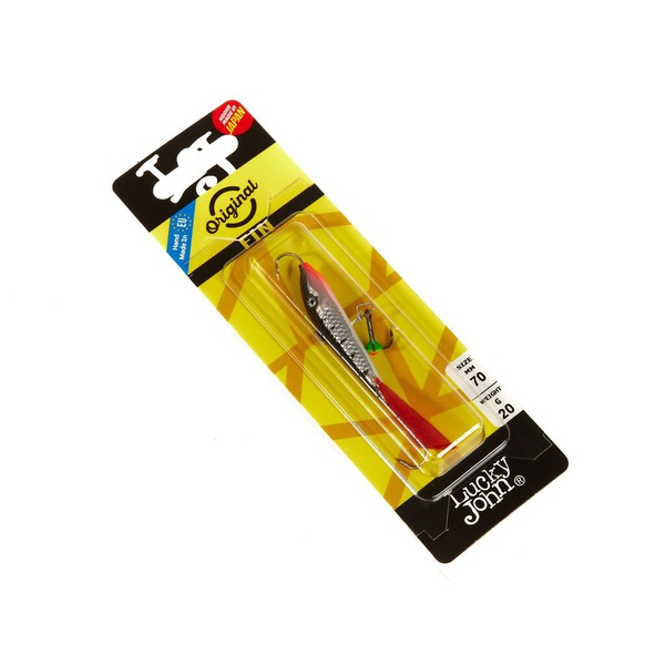 Балансир Lucky John Fin 5 с тройником 70 мм 12HRT