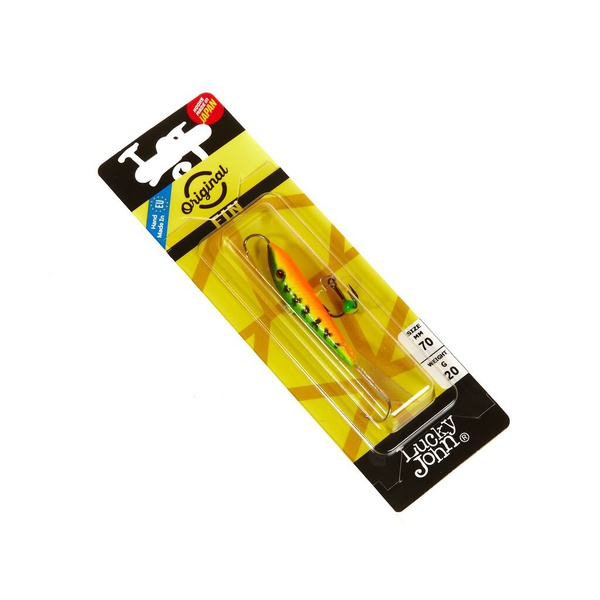 Балансир Lucky John Fin 5 с тройником 70 мм 20