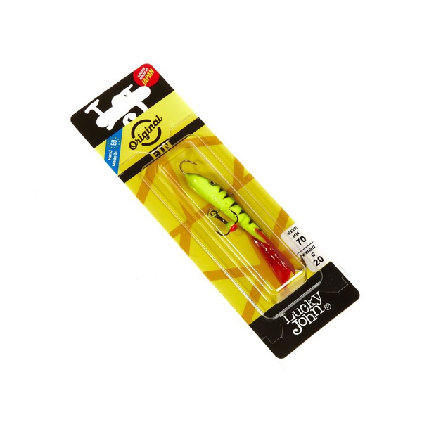 Балансир Lucky John Fin 5 с тройником 70 мм 31RT