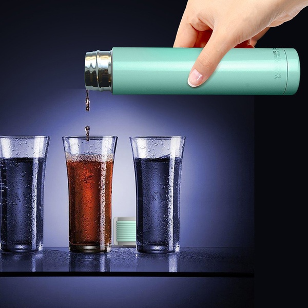 Мини-термос Asobu Skinny Mini бирюзовый, 0,23 л