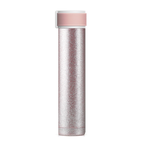 Мини-термос Asobu Skinny Glitter светло-розовый, 0,23 л