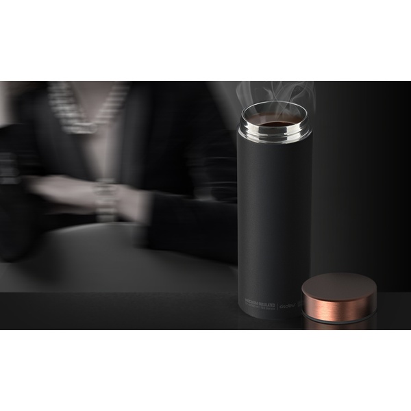 Термос Asobu Le Baton чёрный/медный, 0,5 л