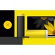 Термос Asobu Le Baton Travel чёрный/жёлтый, 0,5 л. Фото 3