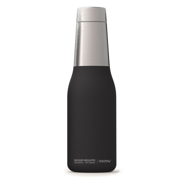Термос-бутылка Asobu Oasis чёрный, 0,59 л