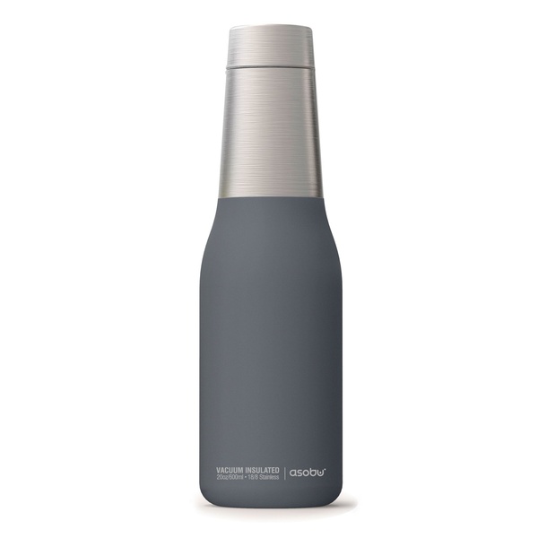 Термос-бутылка Asobu Oasis серый, 0,59 л