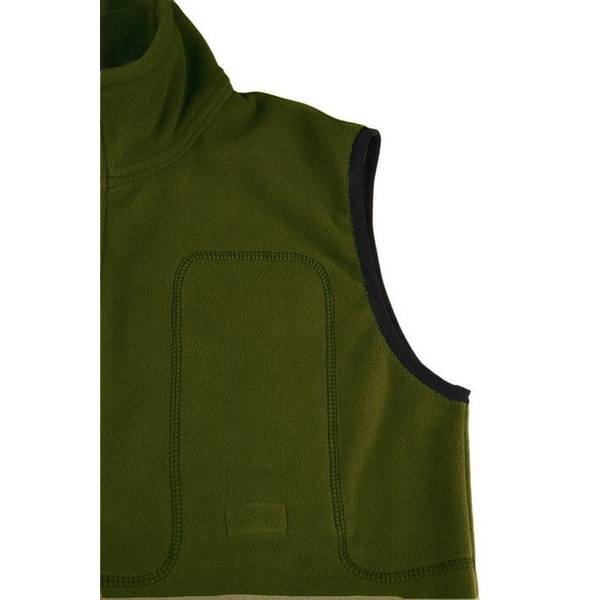 Флисовый жилет женский с подогревом RedLaika RL-05 хаки, 6-22 часа (4400 mAh)