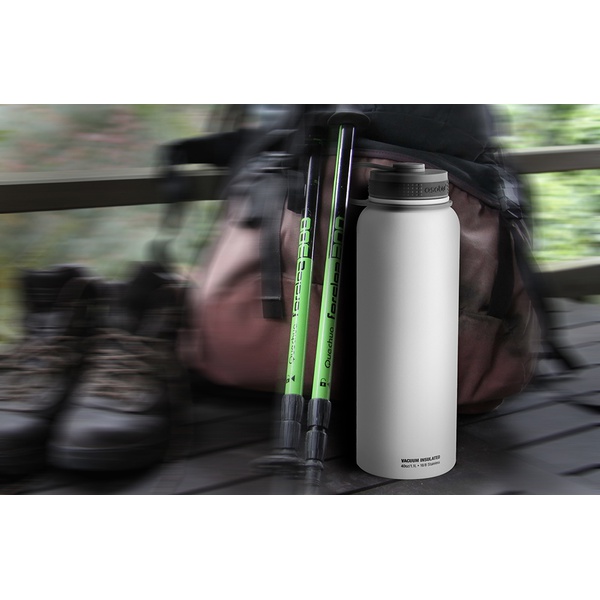 Термос Asobu Mighty Flask белый, 1,1 л