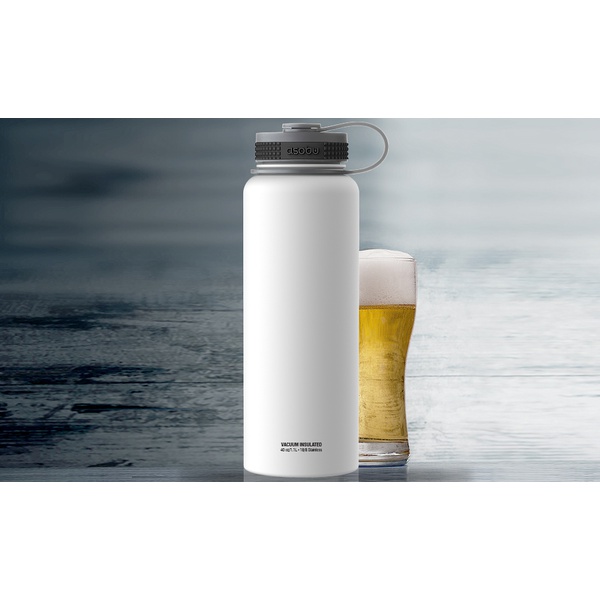 Термос Asobu Mighty Flask белый, 1,1 л