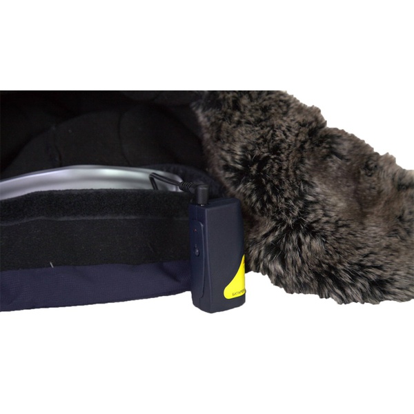 Шапка с подогревом Redlaika RL-G-01 c аккумулятором синий, до 4 часов (2600 mAh)