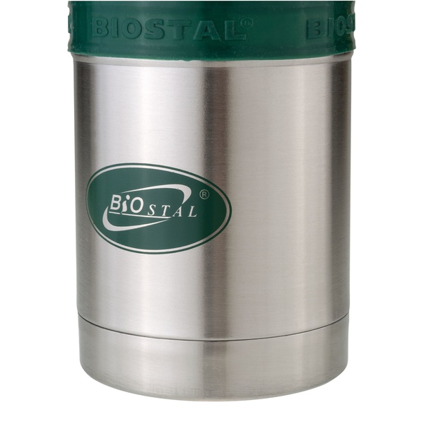 Термос Biostal Fler NB-750P-G с силиконовой вставкой зелёный, 0,75 л