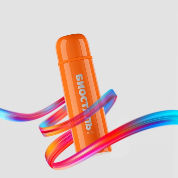 Термос Biostal Fler NB-750C оранжевый, 0,75 л