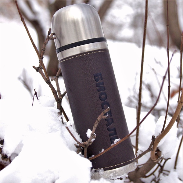 Термос Biostal Охота NYP-750P коричневый, 0,75 л