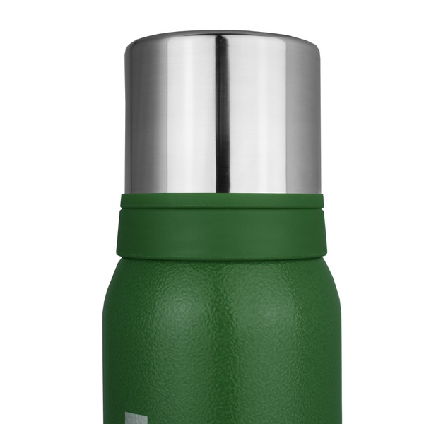 Термос Biostal Охота NBA-1200G (с молотковой эмалью, 2 чашки-крышки) зелёный, 1,2 л