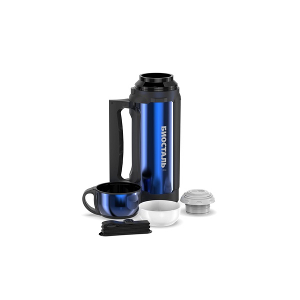 Термос Biostal Авто NGC-1900 синий, 1,9 л