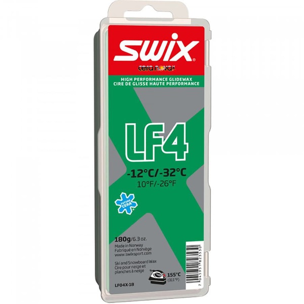 Мазь скольжения Swix LF4X Green -12/-32С 180 гр LF04X-18