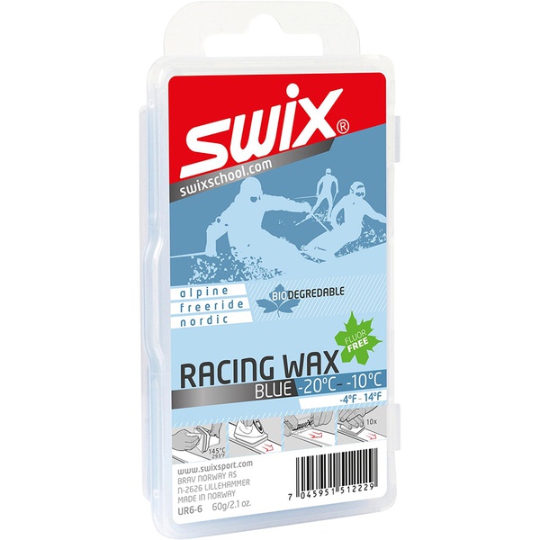 Мазь скольжения Swix UR6 Blue Bio Racing Wax 60 гр UR6-6