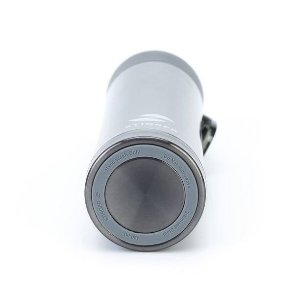 Термос Stinger HW-420-32-447 с ситечком чёрный, 0,42 л