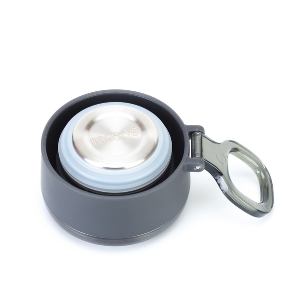 Термос Stinger HW-420-32-447 с ситечком чёрный, 0,42 л