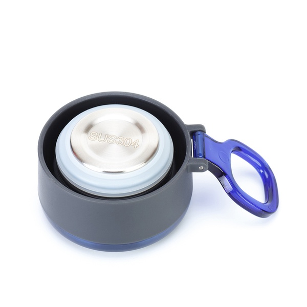 Термос Stinger HW-420-32-2738 с ситечком синий, 0,42 л