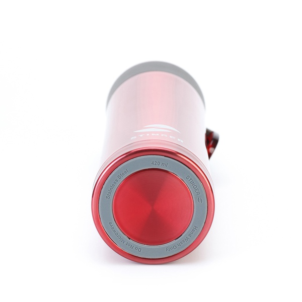 Термос Stinger HW-420-32-7620 с ситечком красный, 0,42 л
