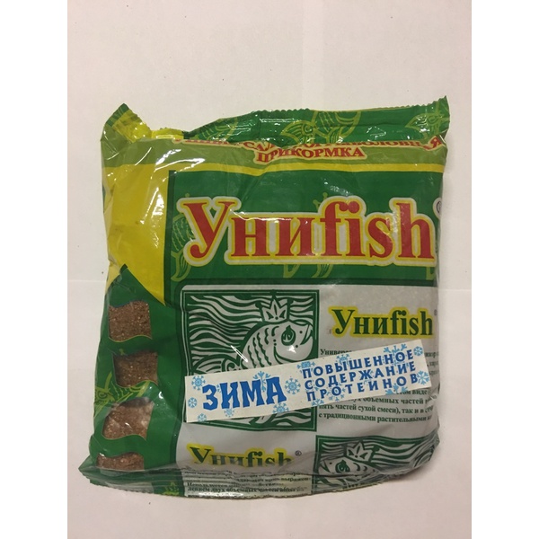 Прикормка УниFish зима 0.5 кг, протеин, креветка-мотыль