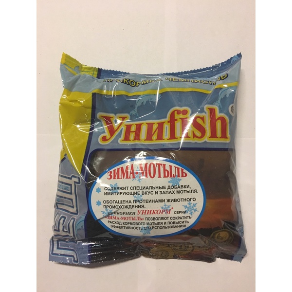 Прикормка УниFish лещ-мотыль 0.5 кг, креветка-мотыль
