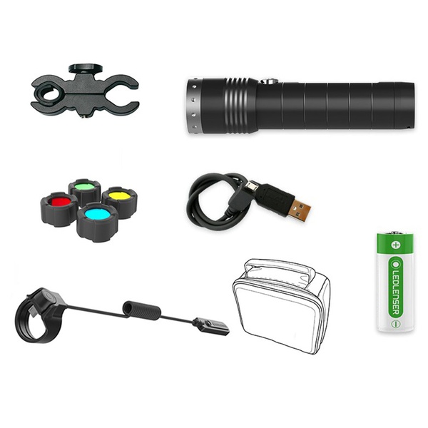 Фонарь Led Lenser MT14 с аксессуарами